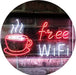Cafe Coffee Free WiFi LED Light Sign - Way Up Gifts