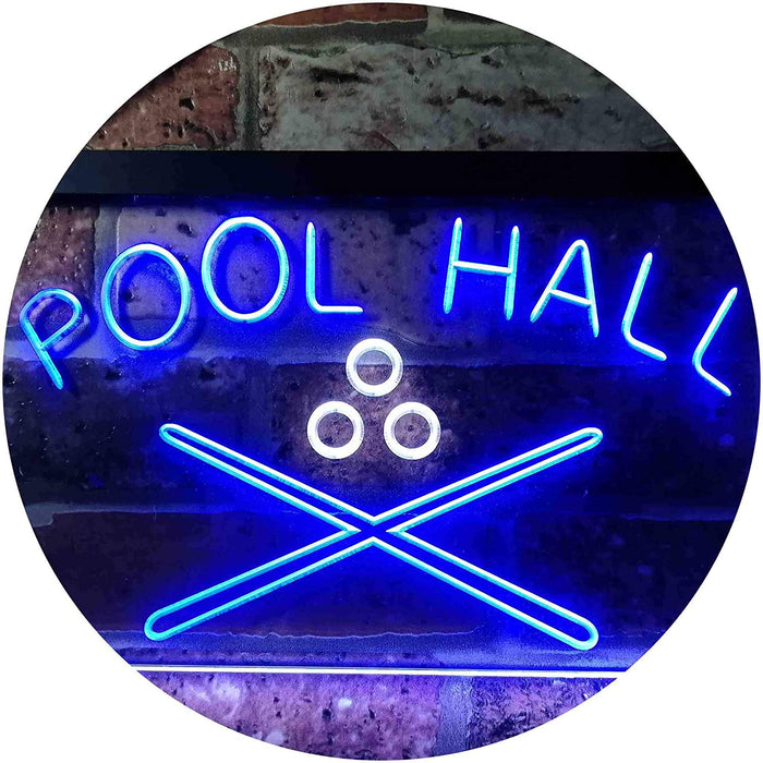 Billiards Pool Hall LED Light Sign - Way Up Gifts