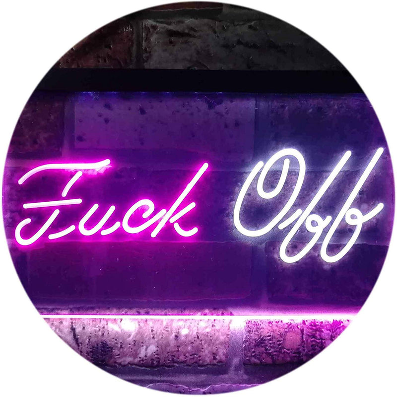 Fuck Off LED Light Sign - LED Gift Works