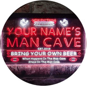 Personalized Sports Football Theme Man Cave LED Light Sign - LED Gift Works