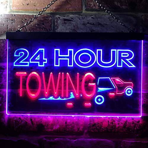 24 Hour Towing LED Light Sign - Way Up Gifts