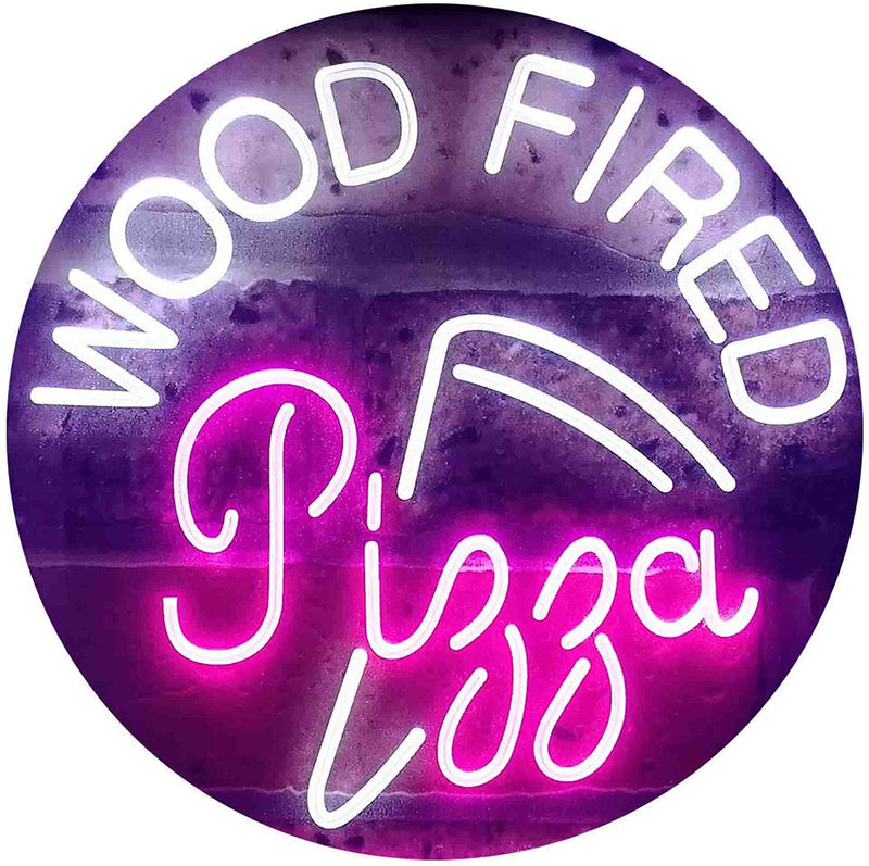 Wood Fired Pizza LED Light Sign - LED Gift Works