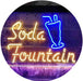 Soda Fountain Drinks LED Light Sign - Way Up Gifts