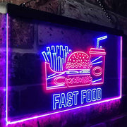 Fast Food LED Light Sign - LED Gift Works
