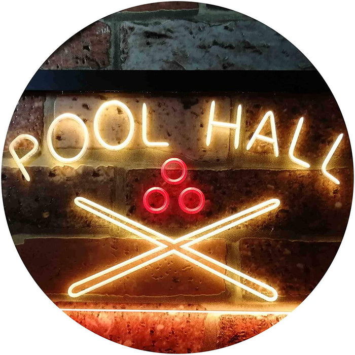 Billiards Pool Hall LED Light Sign - Way Up Gifts