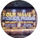 Personalized Poker Room LED Light Sign - Way Up Gifts