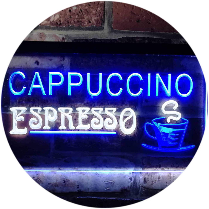 Coffee Cappuccino Espresso LED Light Sign - Way Up Gifts