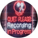 Quiet Please Recording in Progress Studio LED Light Sign - Way Up Gifts