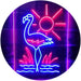 Tropical Decor Flamingo Sun LED Light Sign - Way Up Gifts