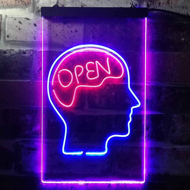 Open Mind Brain Storming LED Light Sign - LED Gift Works