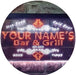 Personalized Hot Food Cold Beer Bar & Grill LED Light Sign - Way Up Gifts