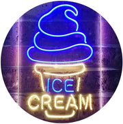 Ice Cream Cones LED Light Sign - LED Gift Works
