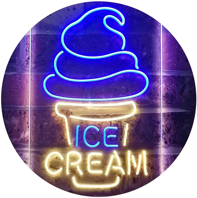 Ice Cream Cones LED Light Sign - LED Gift Works