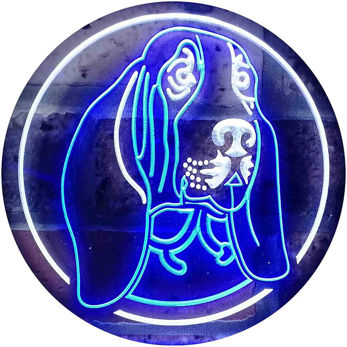 Basset Hound Dog LED Light Sign - Way Up Gifts
