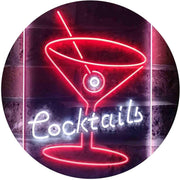 Cocktails LED Light Sign - LED Gift Works
