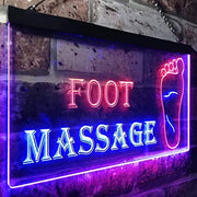 Foot Massage LED Light Sign - LED Gift Works