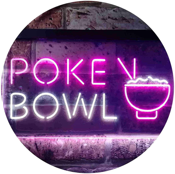Hawaiian Poke Bowl LED Light Sign - Way Up Gifts
