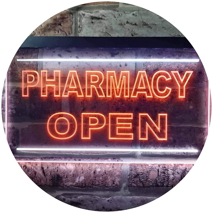 Pharmacy Open Shop LED Light Sign - Way Up Gifts