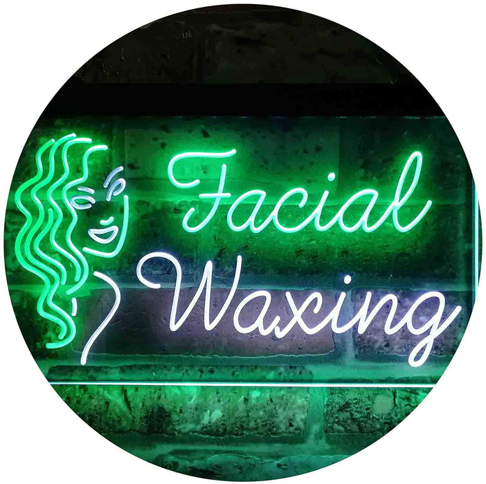 Facial Waxing LED Light Sign - Way Up Gifts