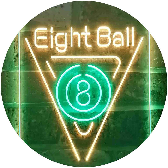 Eight Ball Pool Billiards LED Light Sign - Way Up Gifts