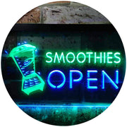 Smoothies Open LED Light Sign - LED Gift Works