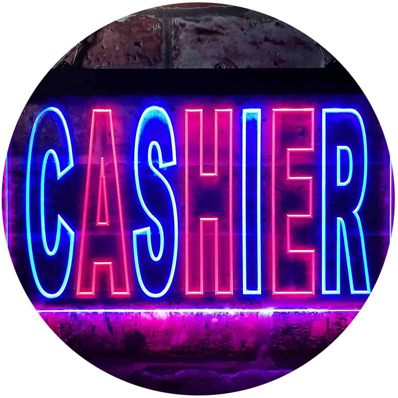 Cashier LED Light Sign - LED Gift Works