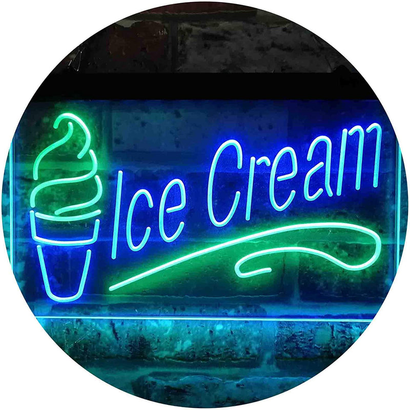 Ice Cream LED Light Sign - LED Gift Works