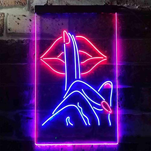 Finger Nail On Lip Beauty Salon LED Light Sign - Way Up Gifts