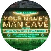Personalized Sports Baseball Theme Man Cave LED Light Sign - LED Gift Works