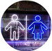 Men Women Bathroom Restroom LED Light Sign - Way Up Gifts