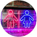 Men Women Bathroom Restroom LED Light Sign - Way Up Gifts