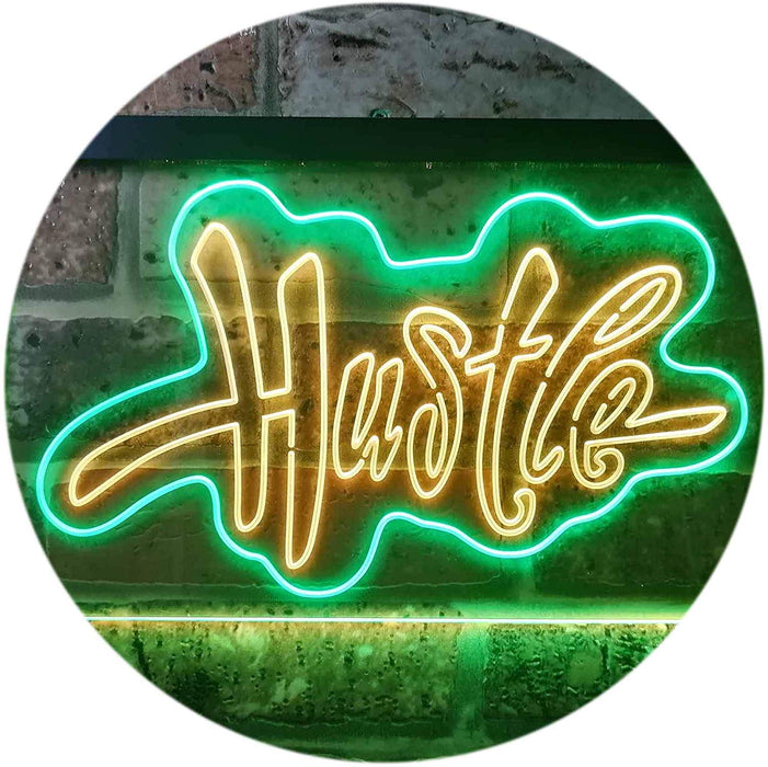 Graffiti Hustle LED Light Sign - Way Up Gifts