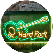 Guitar Hard Rock Music LED Light Sign - LED Gift Works