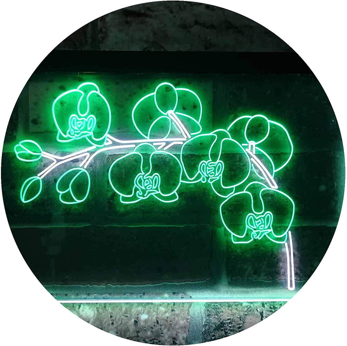 Orchids Florist Flower Shop LED Light Sign - Way Up Gifts