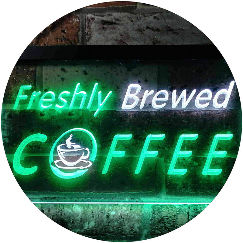Freshly Brewed Coffee LED Light Sign - LED Gift Works