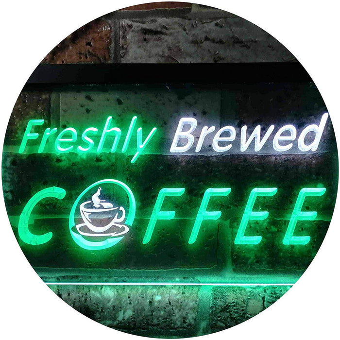 Freshly Brewed Coffee LED Light Sign - Way Up Gifts