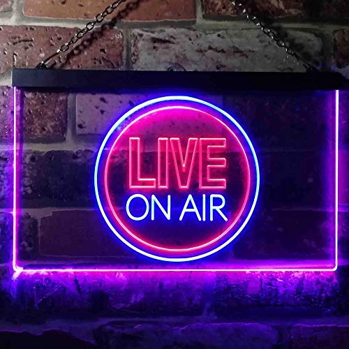 Live On Air LED Light Sign - LED Gift Works