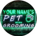 Personalized Paw Print Pet Grooming LED Light Sign - Way Up Gifts