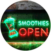 Smoothies Open LED Light Sign - LED Gift Works