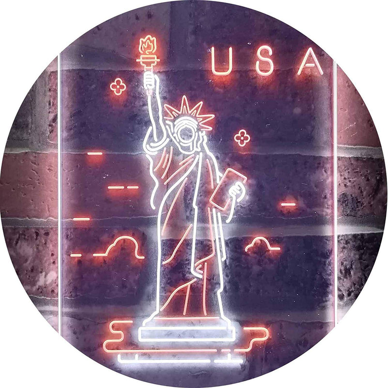 USA Statue of Liberty LED Light Sign - LED Gift Works