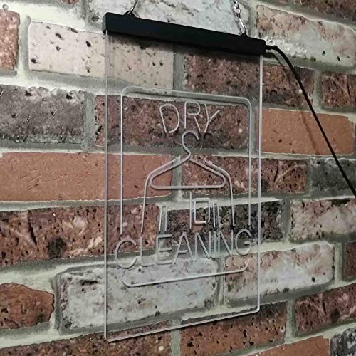 Cleaners Dry Cleaning LED Light Sign - Way Up Gifts