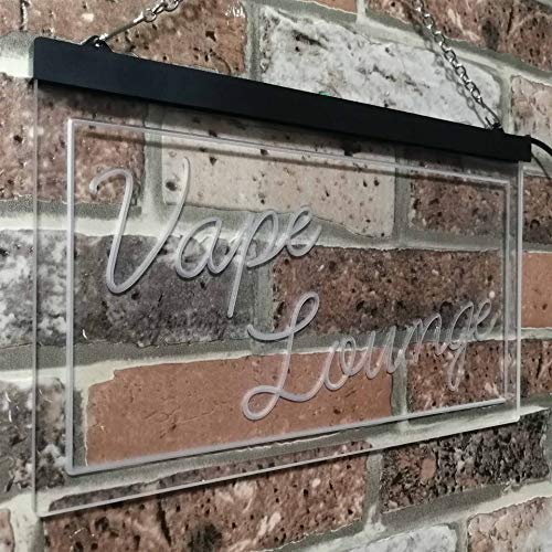 Vape Lounge LED Light Sign - Way Up Gifts