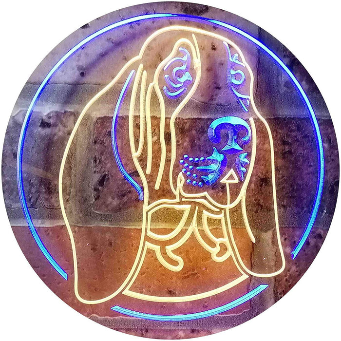 Basset Hound Dog LED Light Sign - Way Up Gifts