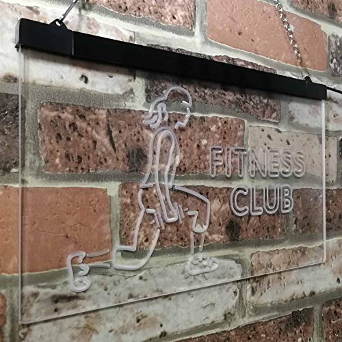 Gym Fitness Club LED Light Sign - LED Gift Works