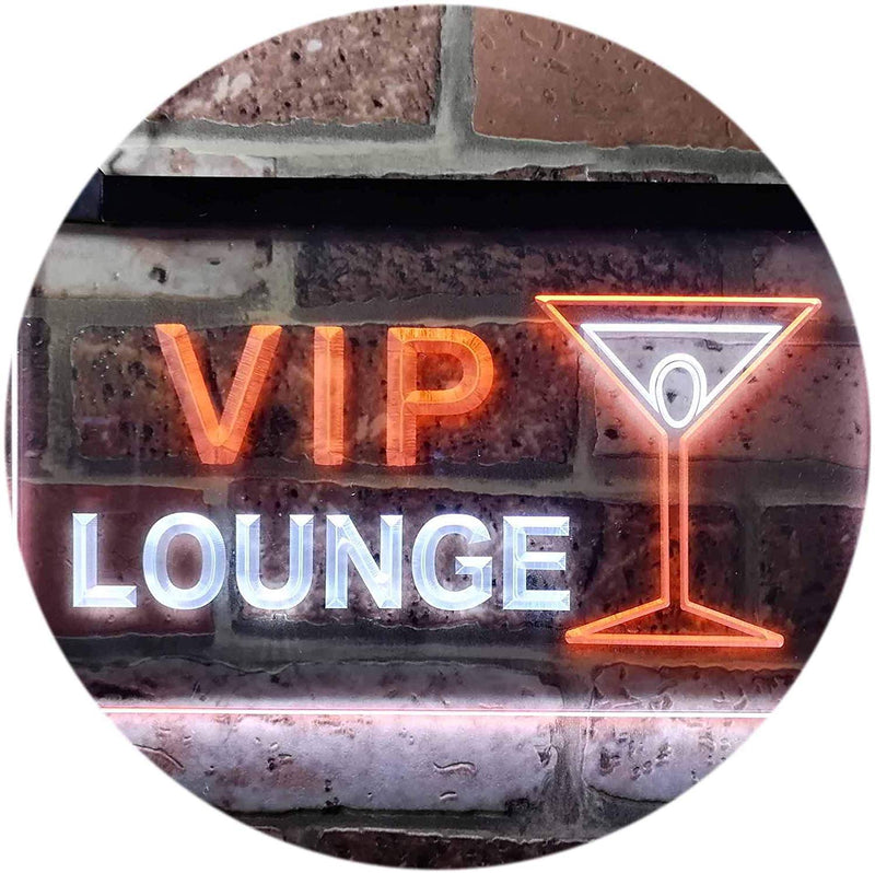 Cocktails VIP Lounge LED Light Sign - LED Gift Works