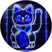 Maneki Neko Lucky Cat Welcome Japan LED Light Sign - Way Up Gifts