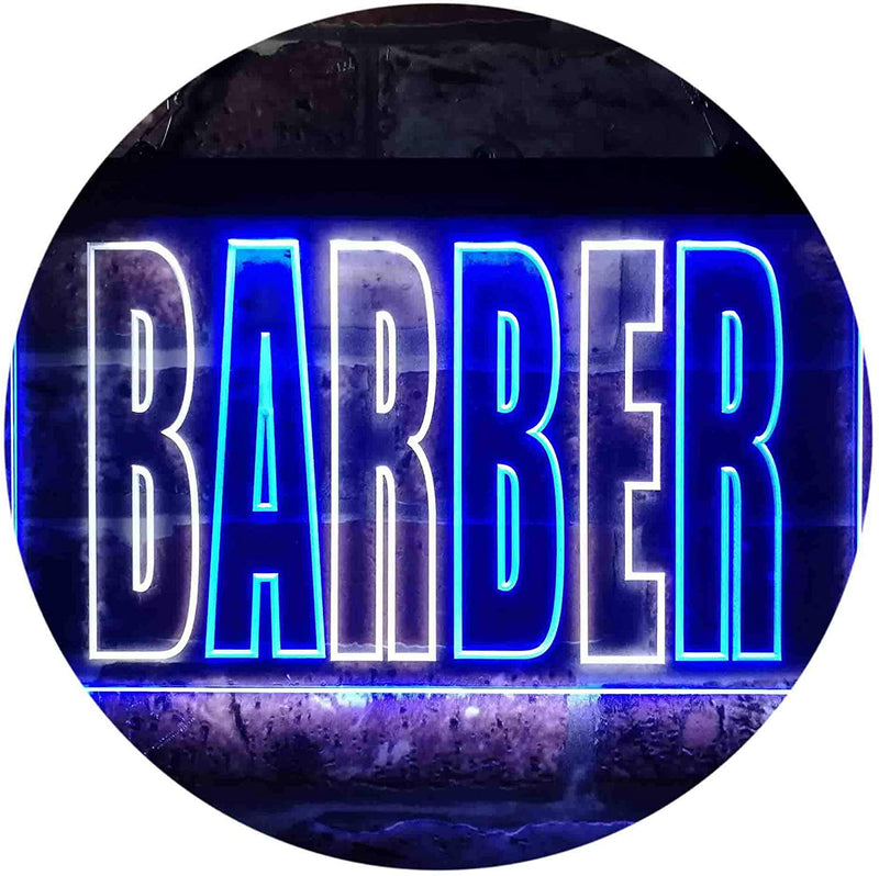 Barber LED Light Sign - LED Gift Works