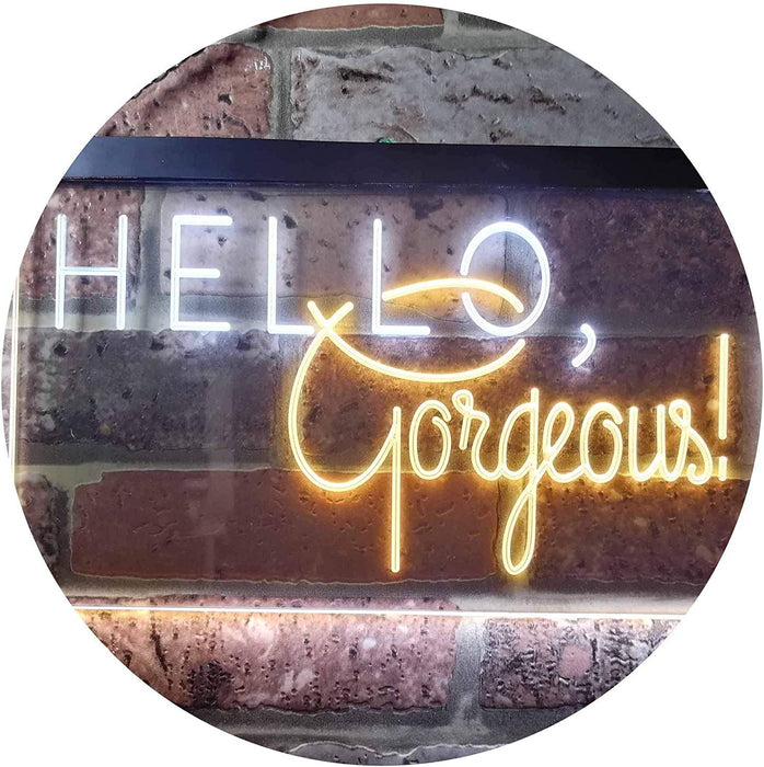 Hello Gorgeous LED Light Sign - Way Up Gifts