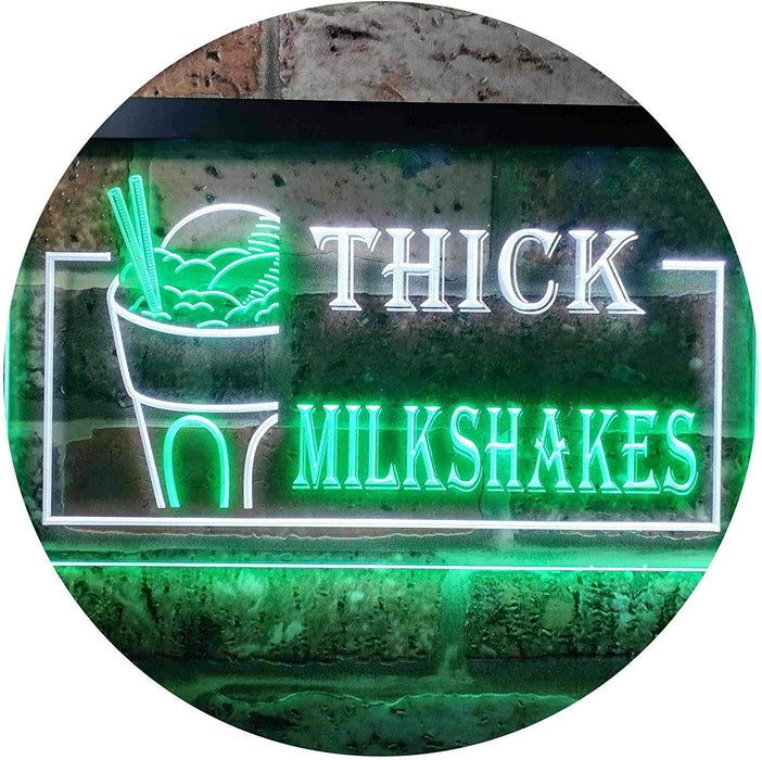 Thick Milkshakes LED Light Sign - Way Up Gifts