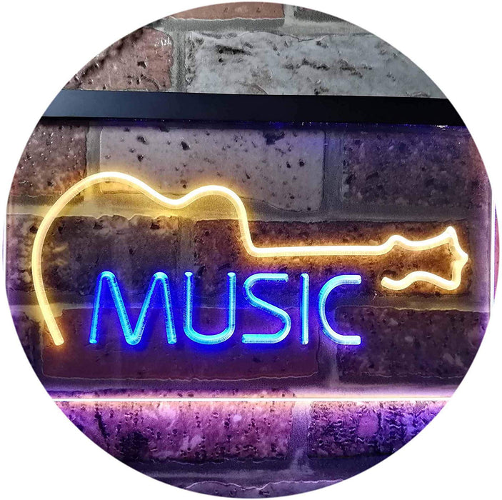Guitar Instruments Music LED Light Sign - Way Up Gifts